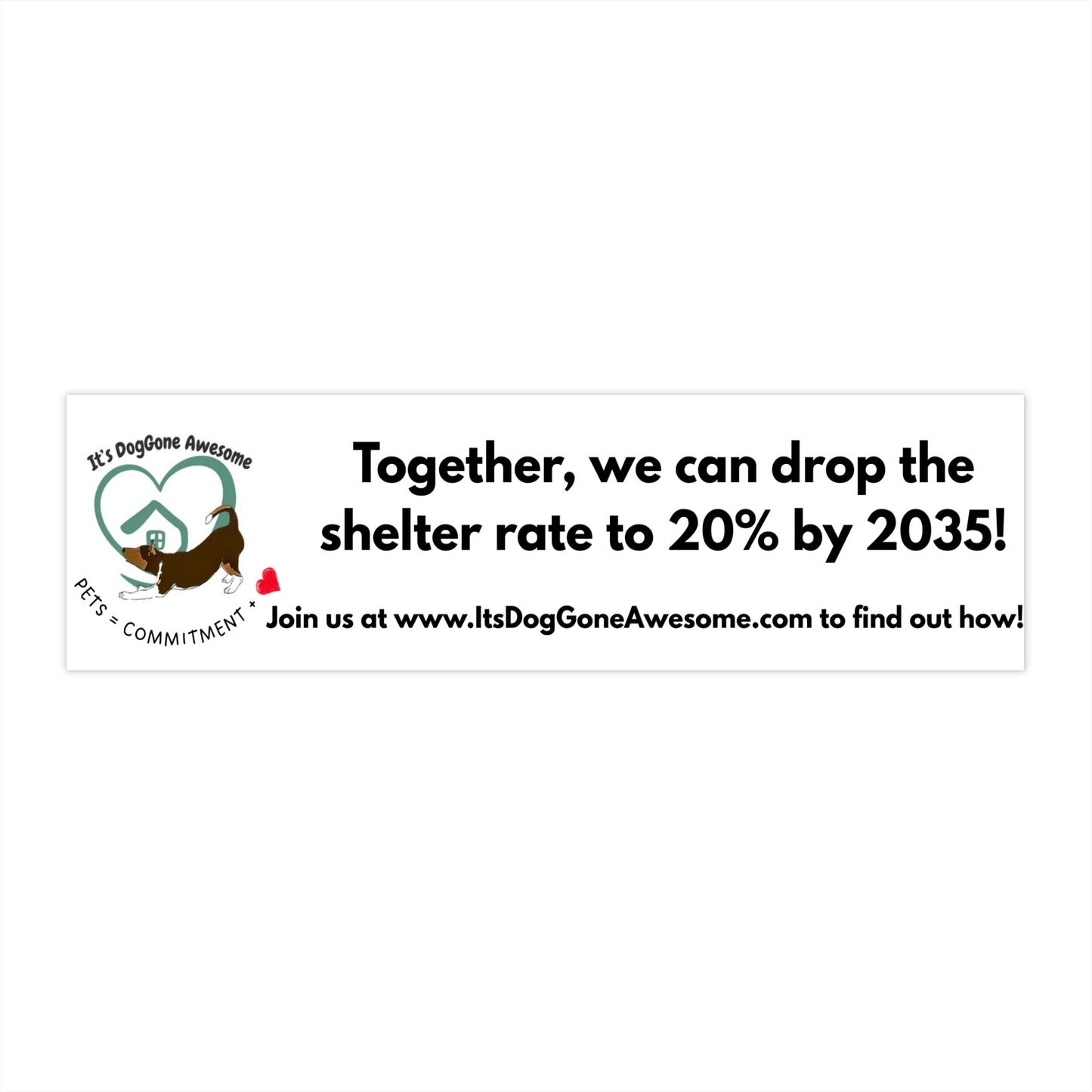 Reduce Shelter Pet Population - Bumper Stickers