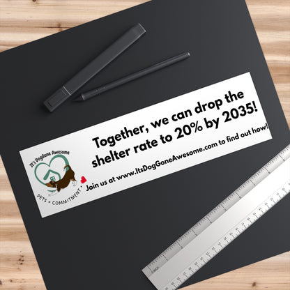 Reduce Shelter Pet Population - Bumper Stickers