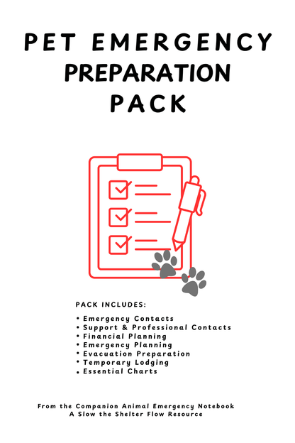 Pet Emergency Preparation Pack