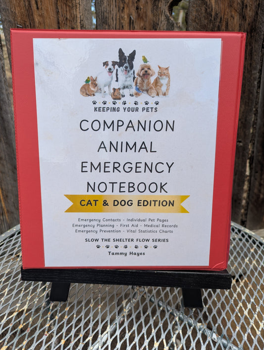Companion Animal Emergency Notebook - Cat & Dog Edition