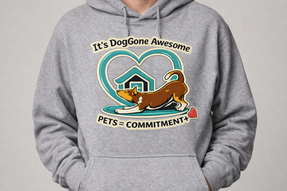 It's DogGone Awesome (Light Blues) Logo Hoodie