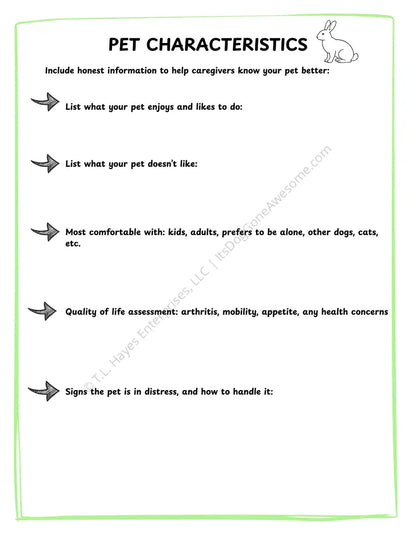 Individual Pet Care & Medical Pack - Cat & Dog Edition - Educational Resource